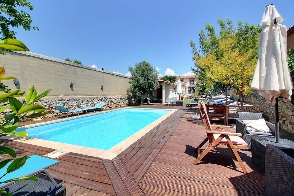 Villa Avec Piscine Et 3 Logements Ideale Groupe Marsella Exterior foto